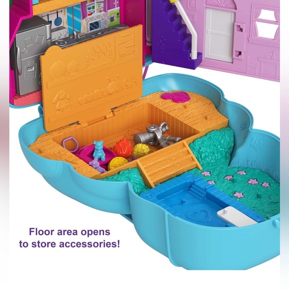 Polly Pocket Travel Koala AND Teddy Bear Purse Play Sets-EUC-Completed Sets! - Picture 7 of 16